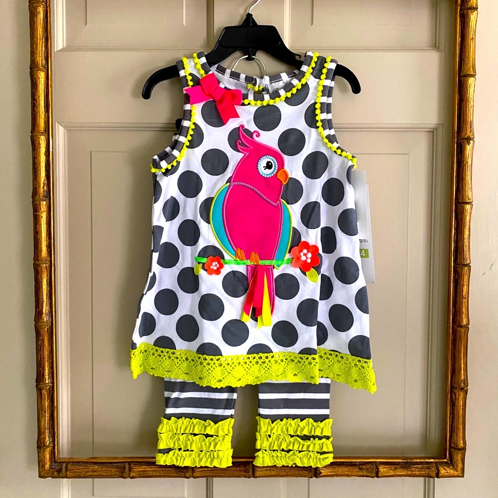 Rare Editions Tropical Bird Outfit